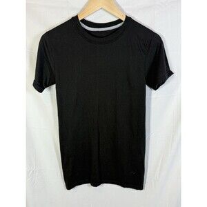 Hanes Men’s Size Small Color Black Tee Shirt  With Crew Neck Style